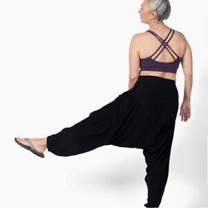Buddha Pants Black Savannah Harem Pants Size XS
